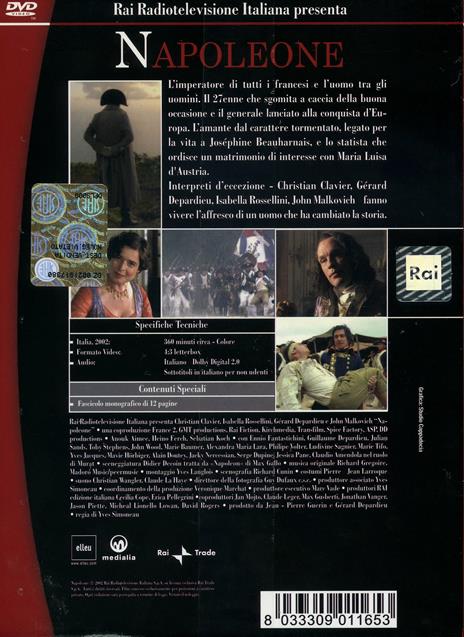 Napoleone (4 DVD) di Yves Simoneau - DVD - 2