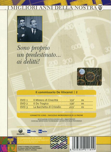 Il commissario De Vincenzi. Stagione 2 (3 DVD) di Mario Ferrero - DVD - 2