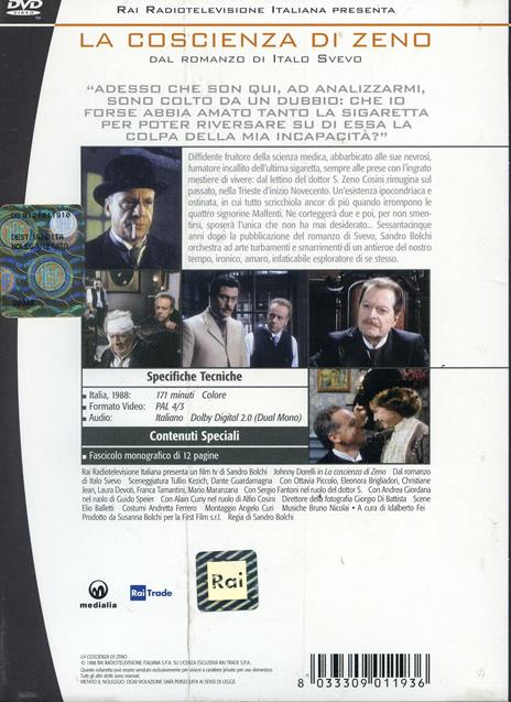 La coscienza di Zeno (2 DVD) di Sandro Bolchi - DVD - 2