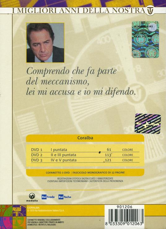 Coralba (3 DVD) di Daniele D'Anza - DVD - 2
