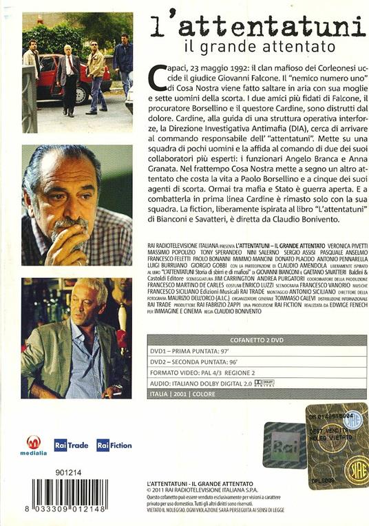 L' attentatuni. Il grande attentato (2 DVD) di Claudio Bonivento - DVD - 2