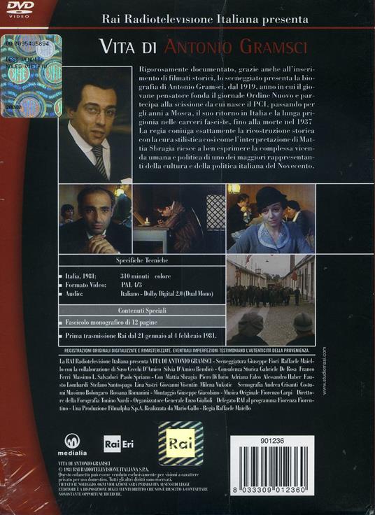 Vita di Antonio Gramsci (2 DVD) di Raffaele Maiello - DVD - 2