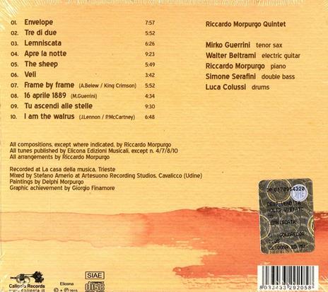 Lemniscata - CD Audio di Riccardo Morpurgo - 2