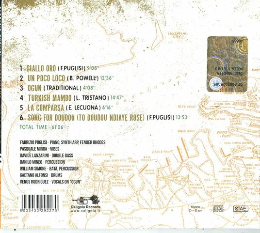 Giallo oro - CD Audio di Fabrizio Puglisi - 2