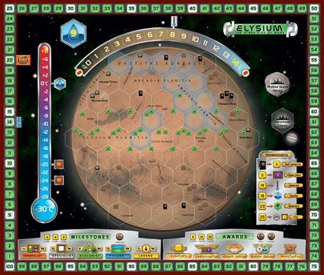 Terraforming Mars: Esp. Hellas & Elysium. Gioco da tavolo - 3