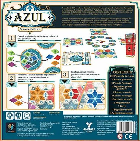Azul Summer Pavilion. Gioco da tavolo - 2