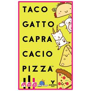 Giocattolo Taco Gatto Capra Cacio Pizza. Gioco da tavolo Ghenos Games