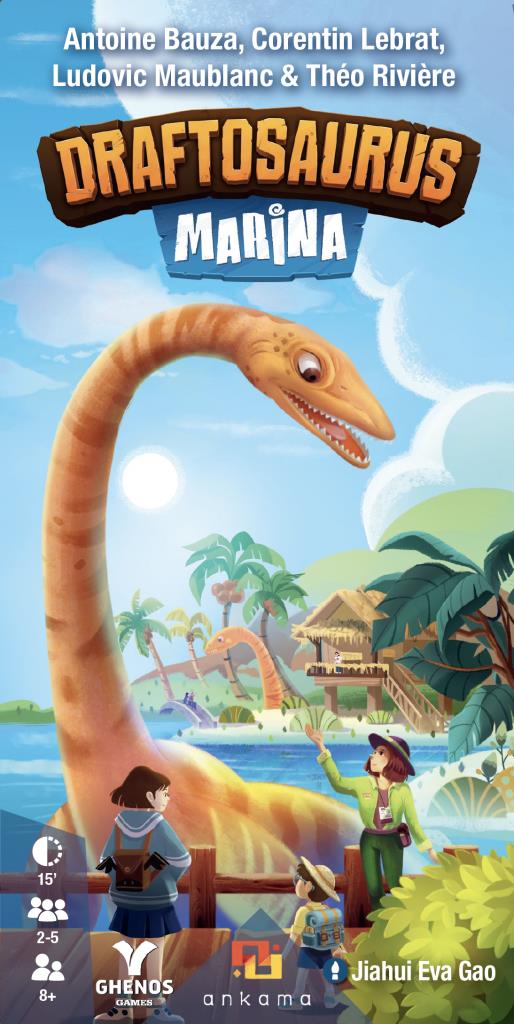 Draftosaurus. Espansione Marina. Gioco da tavolo