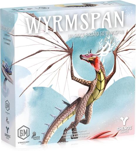 Ghenos Games Wyrmspan - Gioco da tavolo, 1-5 giocatori, 14+ età, 90 minuti