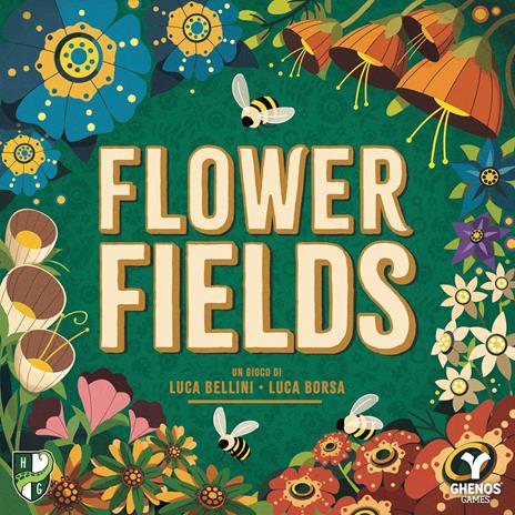 Flower Fields - Gioco astratto di piazzamento tessere - 8 anni - 1-4 giocatori - 40 minuti - 2