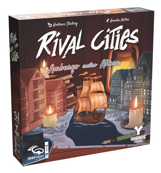 RIVAL CITY - Amburgo contro Altona. Gioco da tavolo