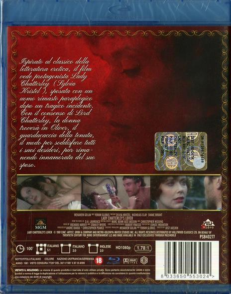 L' amante di Lady Chatterley di Just Jaeckin - Blu-ray - 2