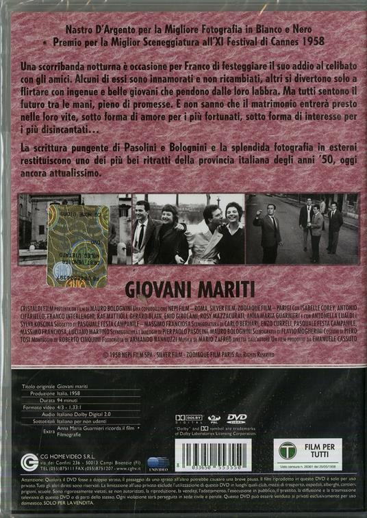 Giovani mariti di Mauro Bolognini - DVD - 2