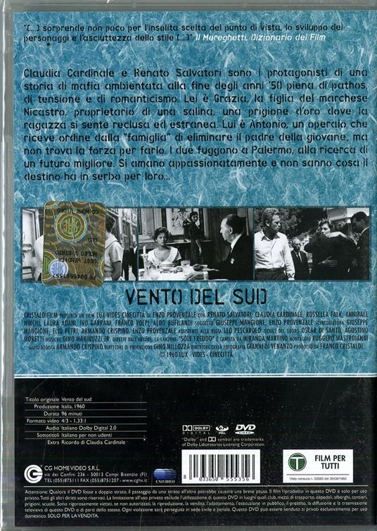 Vento del Sud di Enzo Provenzale - DVD - 2