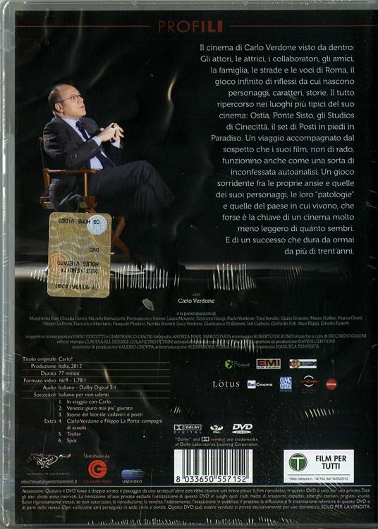 Carlo! di Gianfranco Giagni,Fabio Ferzetti - DVD - 2
