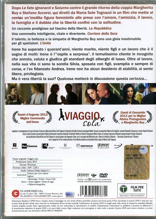 Viaggio sola di Maria Sole Tognazzi - DVD - 2