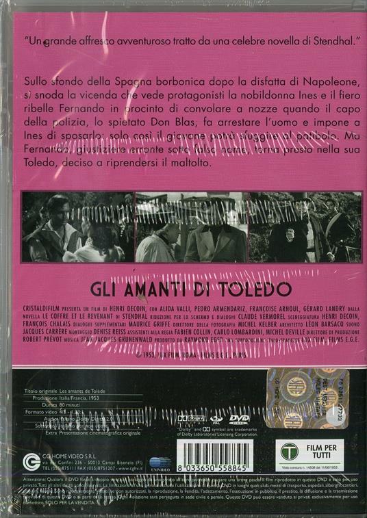 Gli amanti di Toledo di Henri Decoin - DVD - 2
