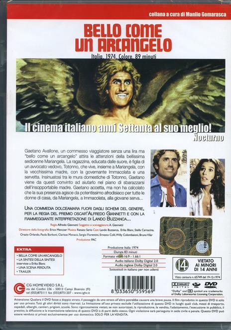 Bello come un arcangelo di Alfredo Giannetti - DVD - 2