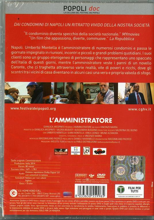 L' amministratore di Vincenzo Marra - DVD - 2