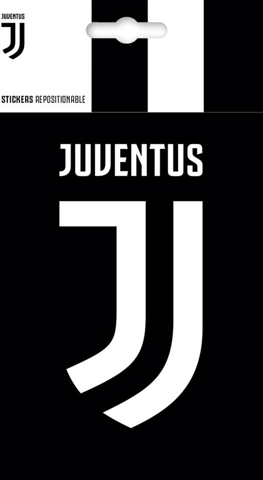 Juventus Pvc Sticker Logo Black