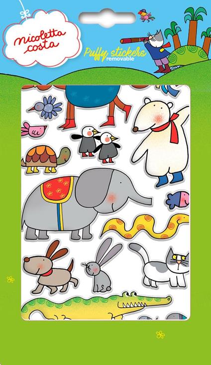 Nicoletta Costa Puffy Stickers Jungle