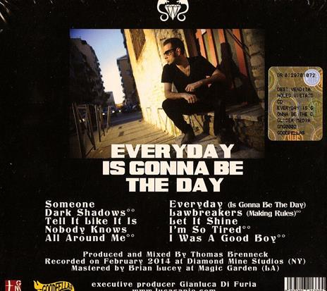 Everyday Is Gonna Be the Day - CD Audio di Luca Sapio - 2