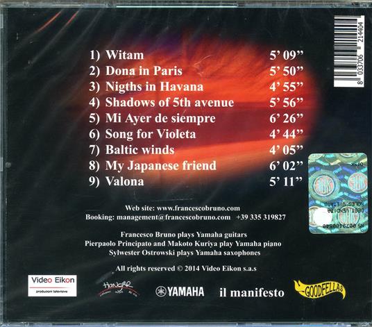 Witam - CD Audio di Francesco Bruno - 2