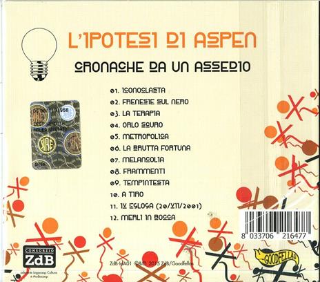 Cronache da un assedio - CD Audio di Ipotesi di Aspen - 2