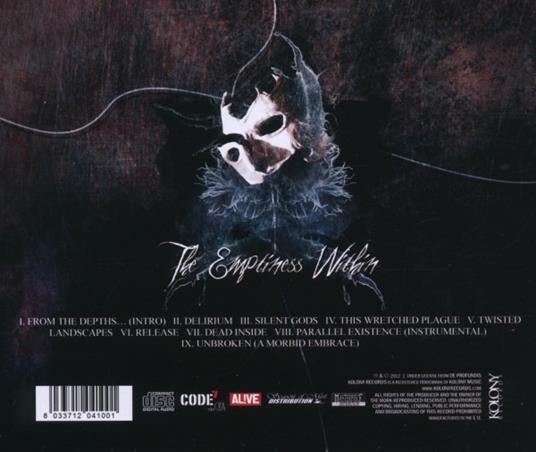 Emptiness Within - CD Audio di De Profundis - 2