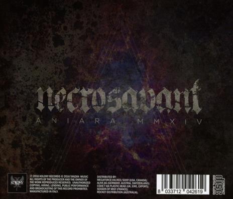 Aniara Mmxiv - CD Audio di Necrosavant - 2