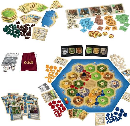 Catan histories: i coloni d'america. Gioco da tavolo - 5