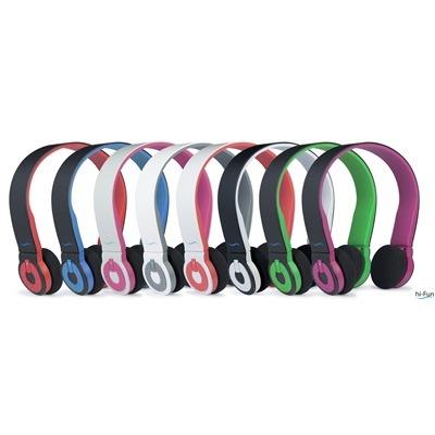 Cuffie Hi-Edo Bianco-Rosso - 2