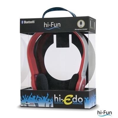 Cuffie Hi-Edo Bianco-Rosso - 4