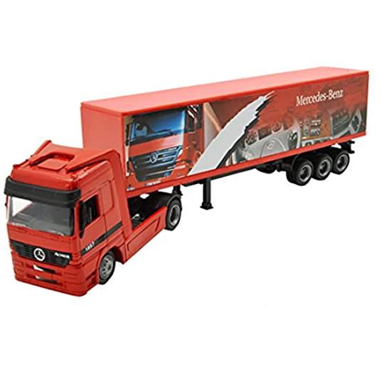Modellino Camion Mercedes Rosso Scala 1:43 Die-Cast  15043Ia