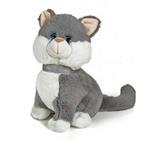 Peluche Gatto 25 Cm Con Collare Grigio  25266