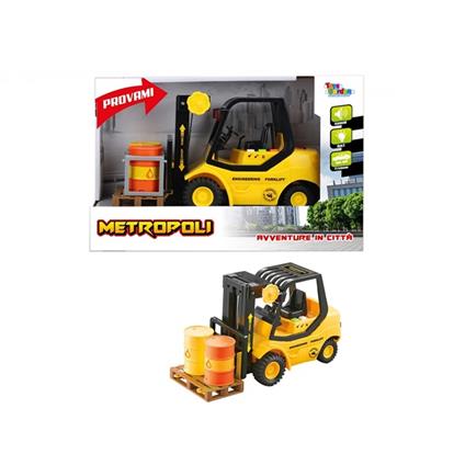 Carrello Elevatore Per Carburante Con Luci E Suoni Metropoli Tg 27447