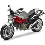 Modellino Moto Ducati Monster 1100 Grigio Scala 1:12 Newray 44023