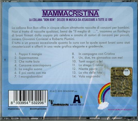 MammaCristina - CD Audio di Cristina Martinelli - 2