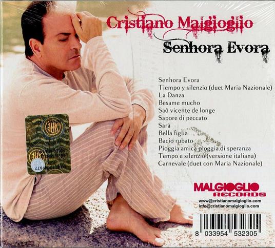 Senhora Evora - CD Audio di Cristiano Malgioglio - 2