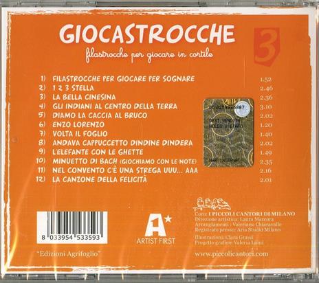 Giocastrocche vol.3 - CD Audio di Coro Piccoli Cantori di Milano - 2