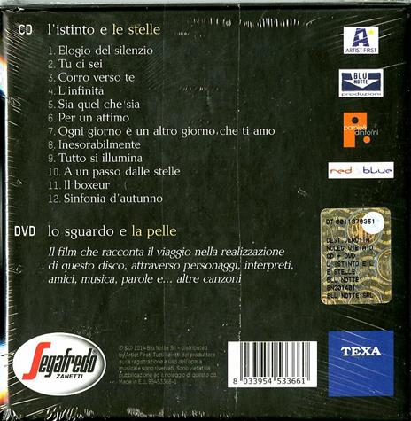 L'istinto e le stelle - CD Audio + DVD di Red Canzian - 2