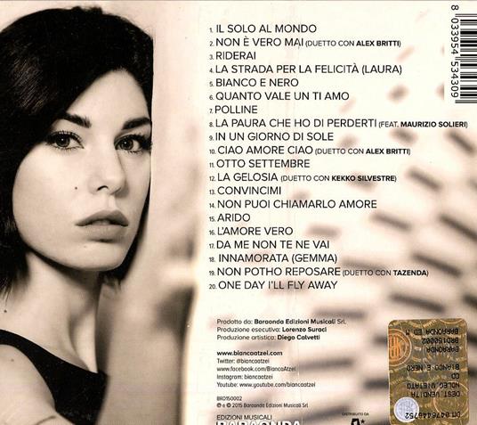 Bianco e nero (Sanremo 2015) - CD Audio di Bianca Atzei - 2
