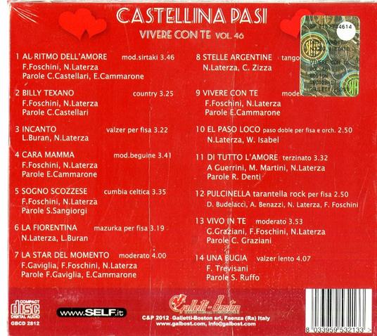 Vivere con te vol.46 - CD Audio di Castellina-Pasi - 2