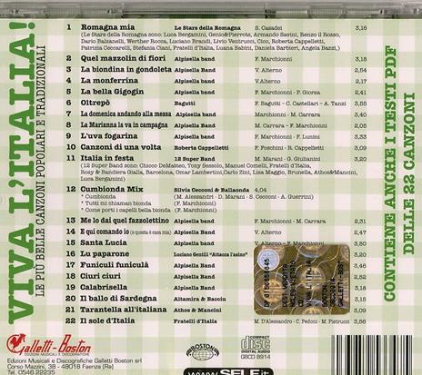 Viva l'Italia - CD Audio - 2