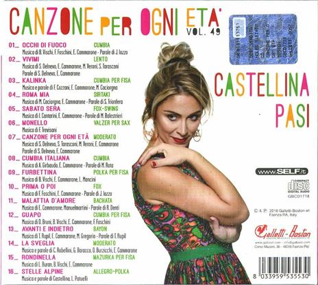 Canzone per ogni età 49 - CD Audio di Castellina-Pasi - 2