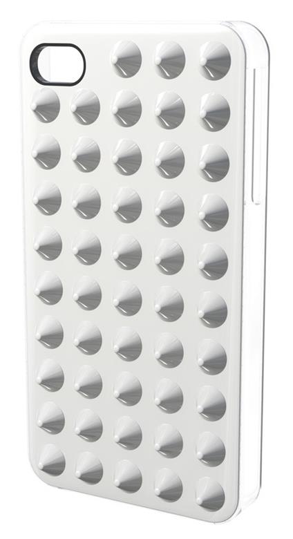 Cover Db Lab iPhone4 White borchie in resina