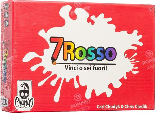 7 Rosso. Gioco da tavolo - 3