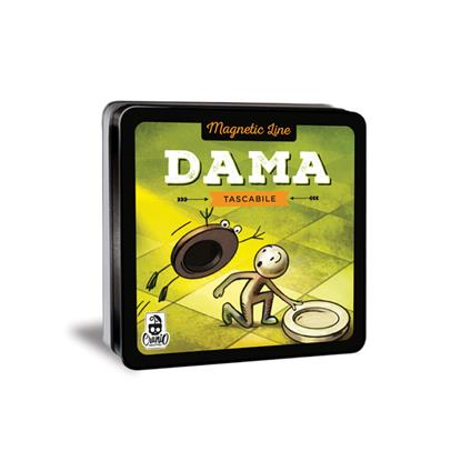 Magnetic Line - Dama Tascabile. Gioco da tavolo