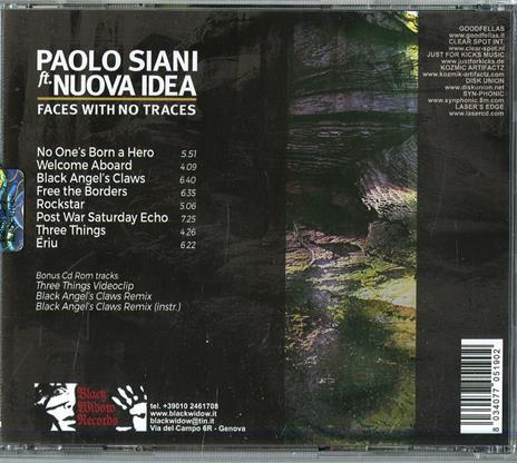 Faces with No Traces - CD Audio di Nuova Idea,Paolo Siani - 2