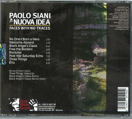 Faces with No Traces - CD Audio di Nuova Idea,Paolo Siani - 2